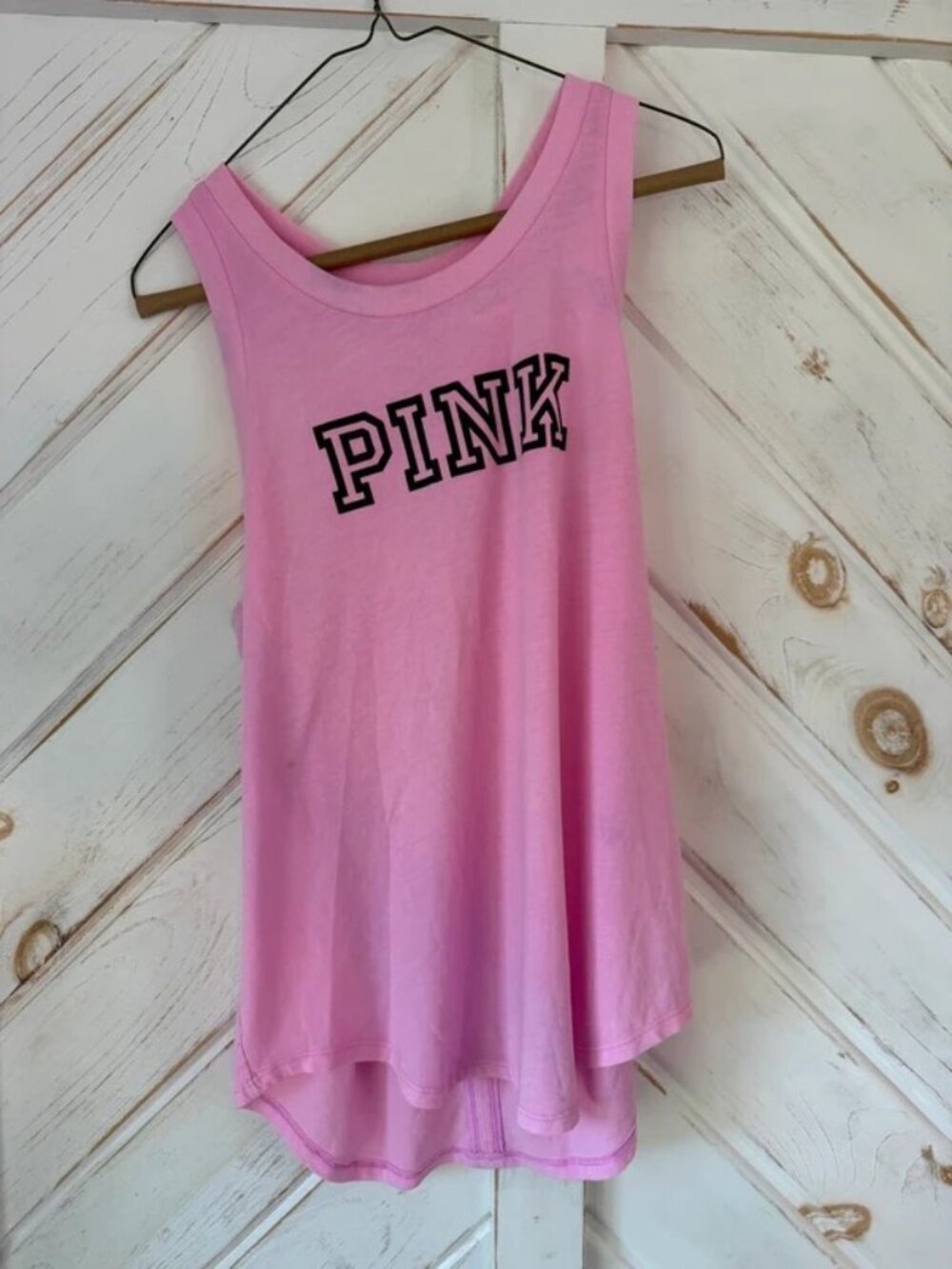 Victoria's Secret PINK Pink Tank Top Racerback Womens M